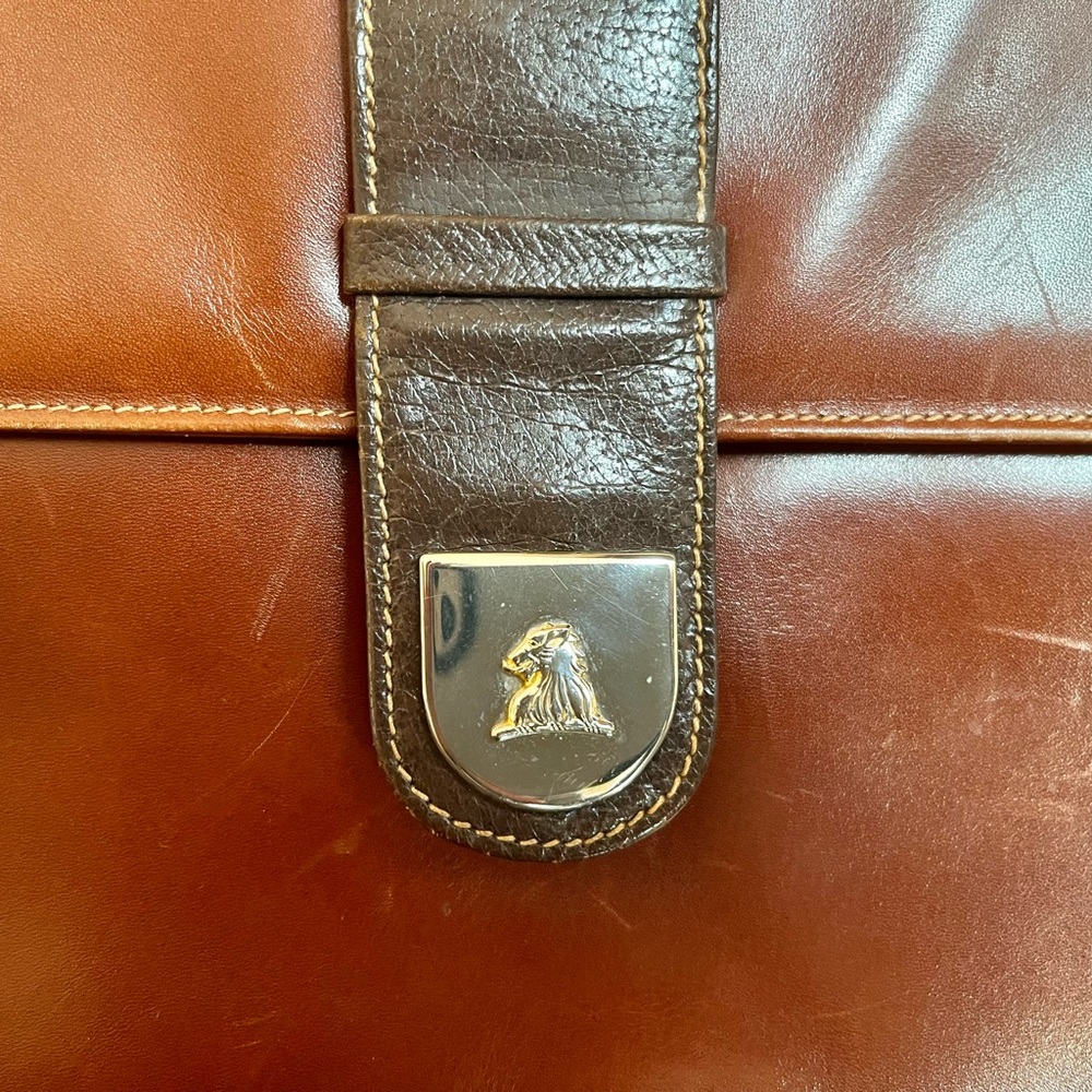 MARK CROSS Vintage Crossbody Bag in Saddle Brown leather - Picture 2 of 10
